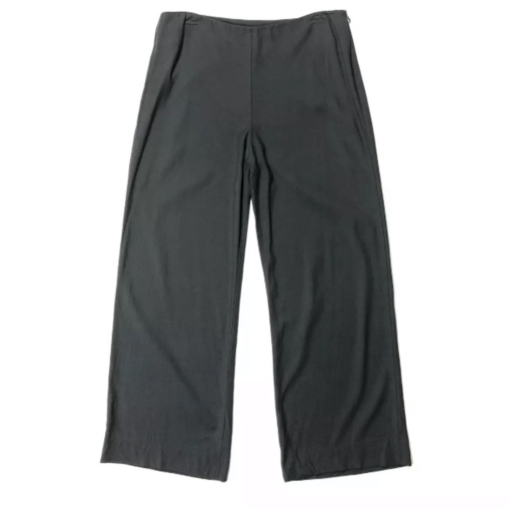 Vince 8 pants Gray trousers slacks wide leg Viscose Modal stretch career gray